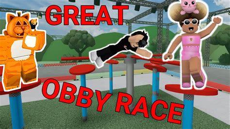 The Great Obby Race Roblox Youtube