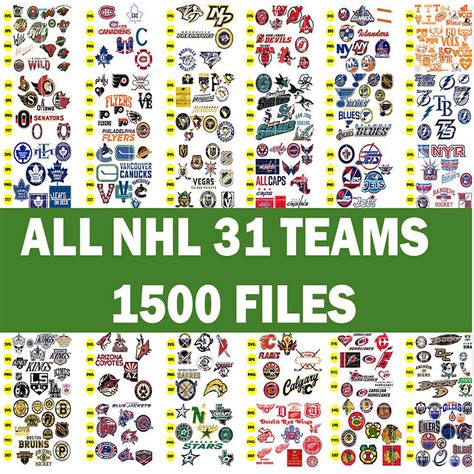 NHL Sport Svg, Bundle Sport Svg, Mega Bundle NHL Sport All ...