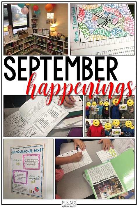 Musings from the Middle School: September Happenings
