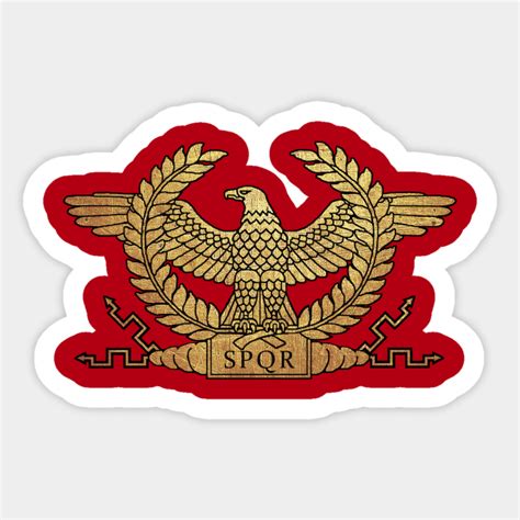 Roman Ancient Golden Eagle Eagle Sticker Teepublic