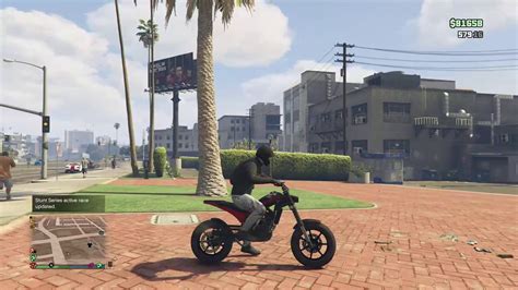 how to drive with one hand on a motorcycle gta 5 [biker update] youtube