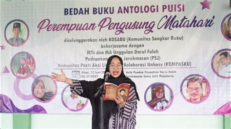 Sambutan Umi Haniaturrofiqoh Dalam Acara Launching Dan Bedah Buku