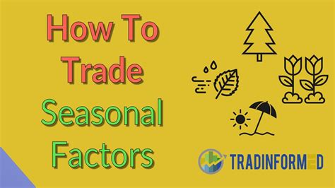 How To Trade Seasonal Factors In The Stock Market Youtube