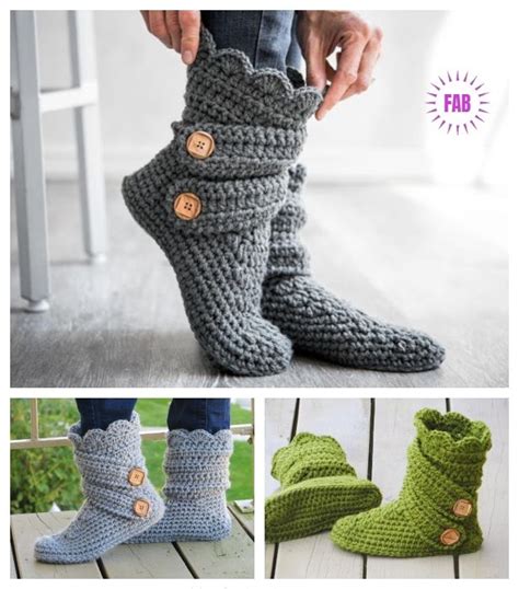 Diy Lovely Crochet Boot Slippers Crochet Pattern Video Crochet Boots Crochet Slippers Diy