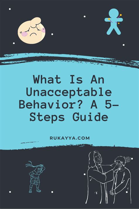 What Is An Unacceptable Behavior A 5 Steps Guide