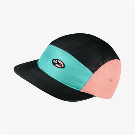 Nike Nike Aw84 Have A Nike Day Cap Hat Black Hyper Jade Bleached Coral