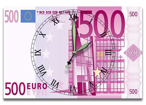 Customized Money Clocks European Union Fiat Currency Series