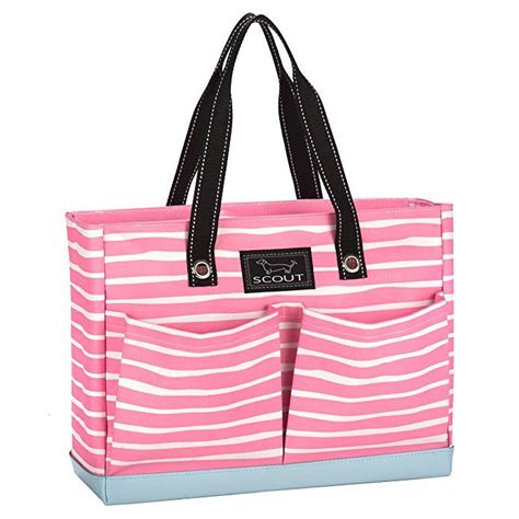 Scout Uptown Girl Tote Bag Lightweight Utility Tote Bag With 4 Exterior Pockets Picasso Pink