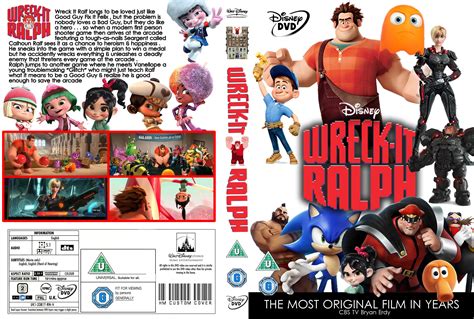 Wreck It Ralph 2013 R2 Custom Cartoon Dvd Front Dvd Cover Wreck It Ralph Dvd Covers