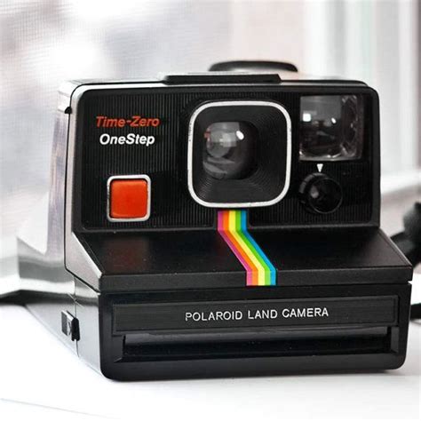 Polaroid Land Sx70 One Step Camera Time Zero Model Vintage Etsy