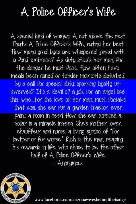 Police Officers Wife Poem