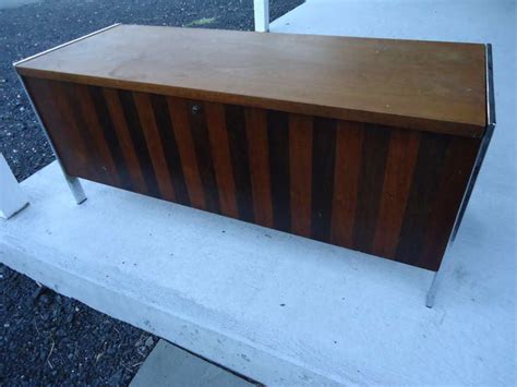 Give the gift of hope. Mid Century Lane Chrome Cedar Chest at 1stdibs