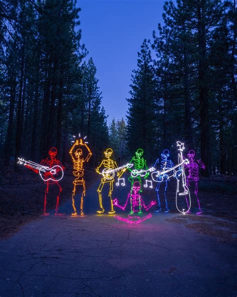 Artist Pays Tribute To Musicians Weve Lost With Colorful Light