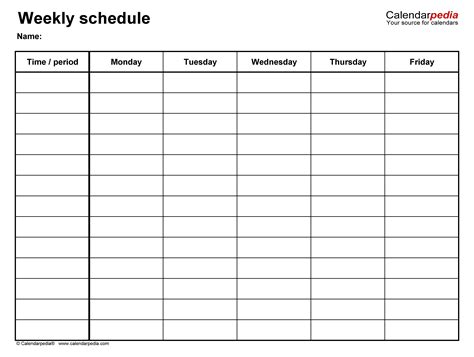 Best Editable Two Week Employee Schedule Get Your Calendar Printable