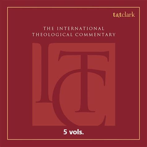 International Theological Commentary Series Collection Itc 5 Vols