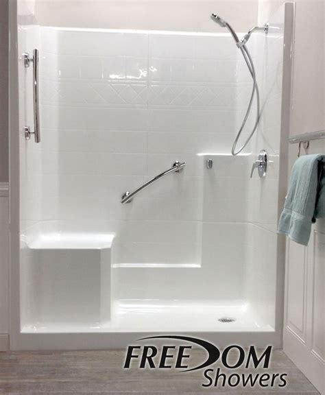 60 X 33 Freedom Walk In Showers With Bench Left Seat Fiberglass