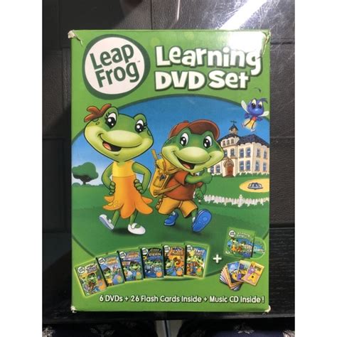 Leap Frog Leapfrog Learning Dvd Set 跳跳蛙英文早教 教材 英文學習 蝦皮購物