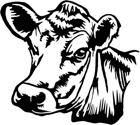 Download Cow Head Silhouette-dxf file cut ready for cnc machines ...