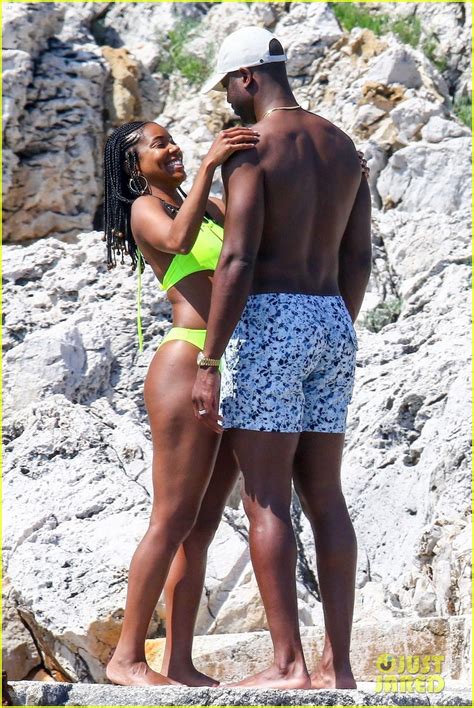 Gabrielle Union Shirtless Dwyane Wade Show Some Sweet Pda On Vacation