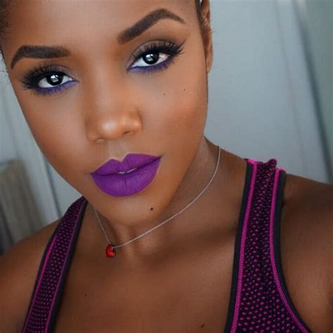 Wocmakeup2 Lipstick For Dark Skin Purple Lipstick