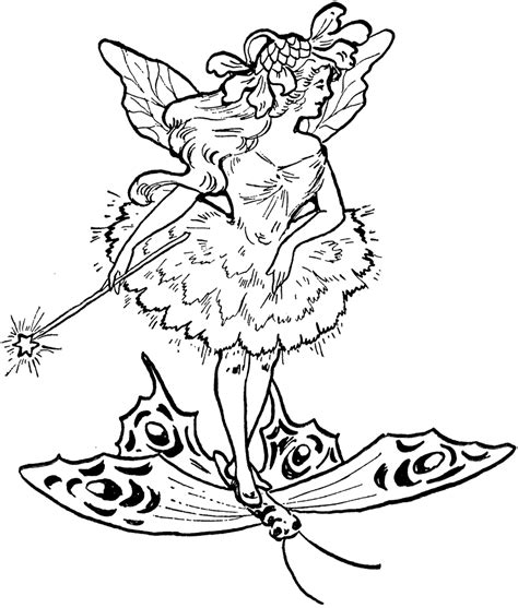 Vintage Butterfly Fairy Image Graphicsfairy 1531×1800 With