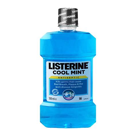 order listerine cool mint antiseptic mouthwash 500ml online at best price in pakistan naheed pk
