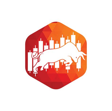 Bullish Trader Logo Forex Bull Logo Design Template Vector Financial