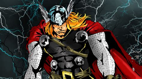 Thor Comic Art Wallpaperhd Superheroes Wallpapers4k Wallpapersimages