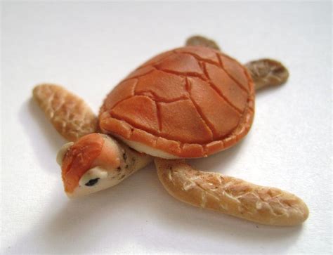 Handmade Polymer Clay Great Turtle For More Visit Https