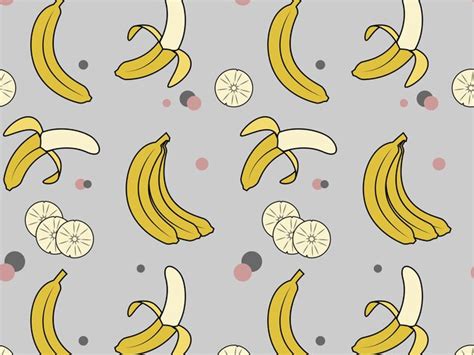 Premium Vector Banana Fruit Pattern