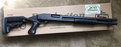 My New Remington 870 Tactical With Blackhawk Stock Rguns