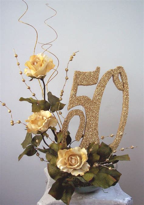 Elegant 50th Anniversary Decorations