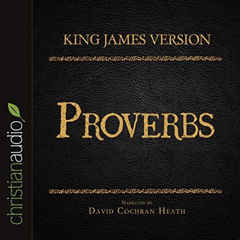 Holy Bible In Audio King James Version Proverbs By King James Bible Audiobook