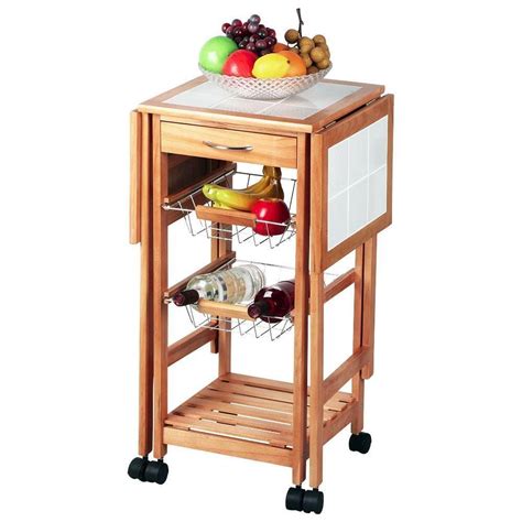 In this video, i am building a kitchen island /a kitchen cart on wheels from an ikea kallax shelving units. Winado Rolling Portable Kitchen Island Storage Drawers ...