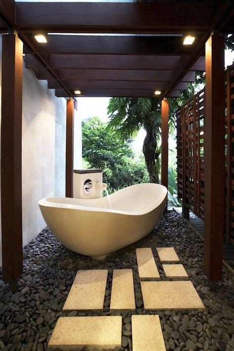 Tukad Pangi Villa Bali Indonesia On Behance Outdoor Bathrooms