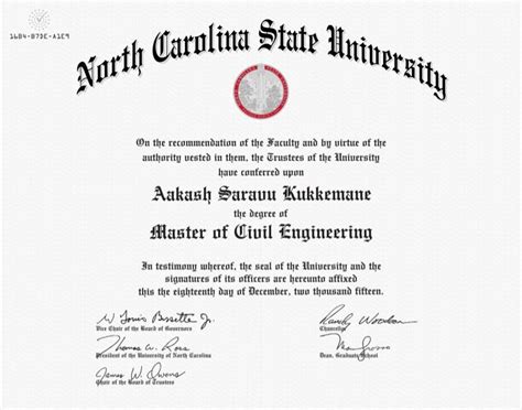 Master Of Civil Engineering Certificate