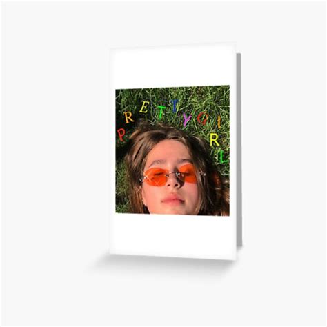 Clairo Pretty Girl Album Cover Greeting Card For Sale By