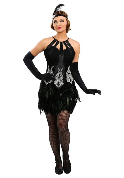 Feathered Showgirl Costume