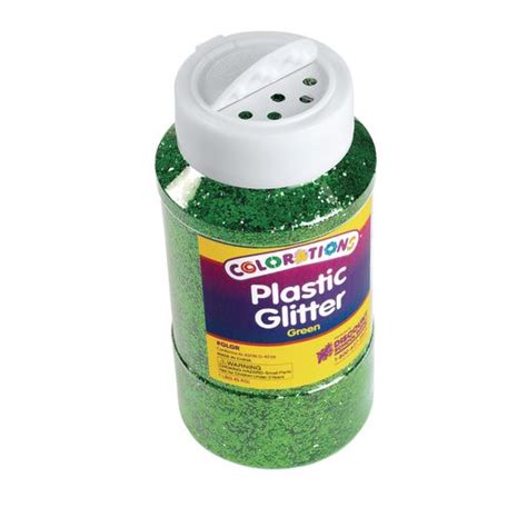 Glitter Plastic 1lb Container Glitt Evans Christmas Supply