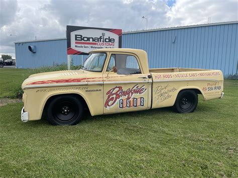 1962 Dodge D 100 Bonafide Shop Truck Bonafide Customs Llc