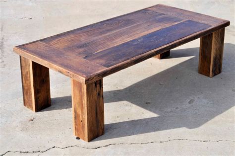 Black walnut coffee table black metal legs. Reclaimed Oak Barn wood Coffee Table The Herc by DohlerDesigns