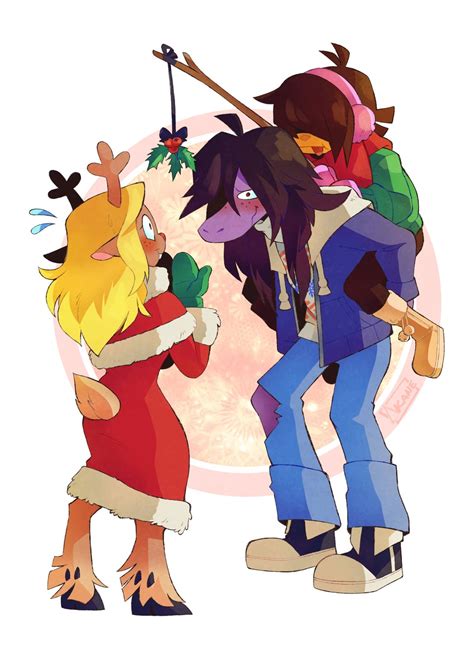 Susie Touches Noelles Nose Featuring Kris And Berdly By
