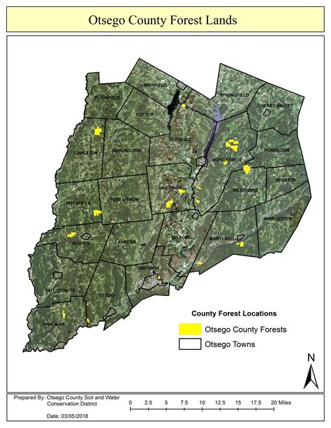 Otsego County Forest Map — Otsego County Soil And Water Conservation