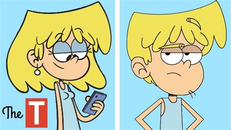 10 The Loud House Characters Reimagined As Opposite Genders Youtube