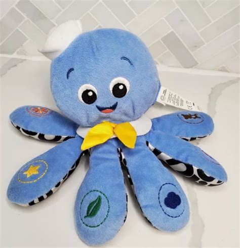 Baby Einstein Octopus Plush Blue Color Learning Sound Toy English