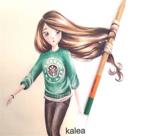 Hij zegt alles wat je wilt horen. Pin van 🦄 op Drawings | Meisjes tekenen, Starbucks, Meisjes