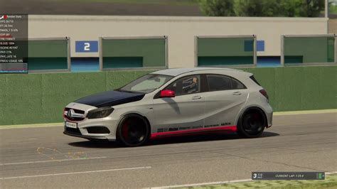 Assetto Corsa Mercedes A Amg At Vallelunga Youtube