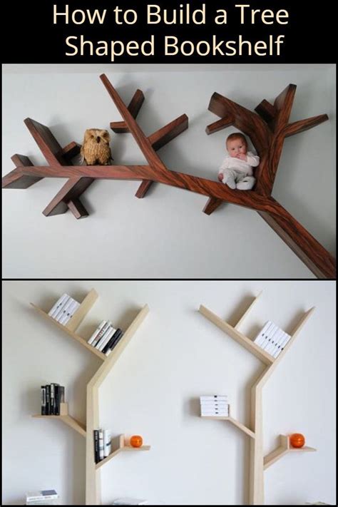 This Tree Shaped Bookshelf Is A Beautiful Addition To Any Room Diy