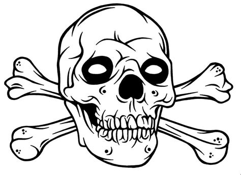 Check spelling or type a new query. Skull And Bones Coloring Pages - Coloring Home