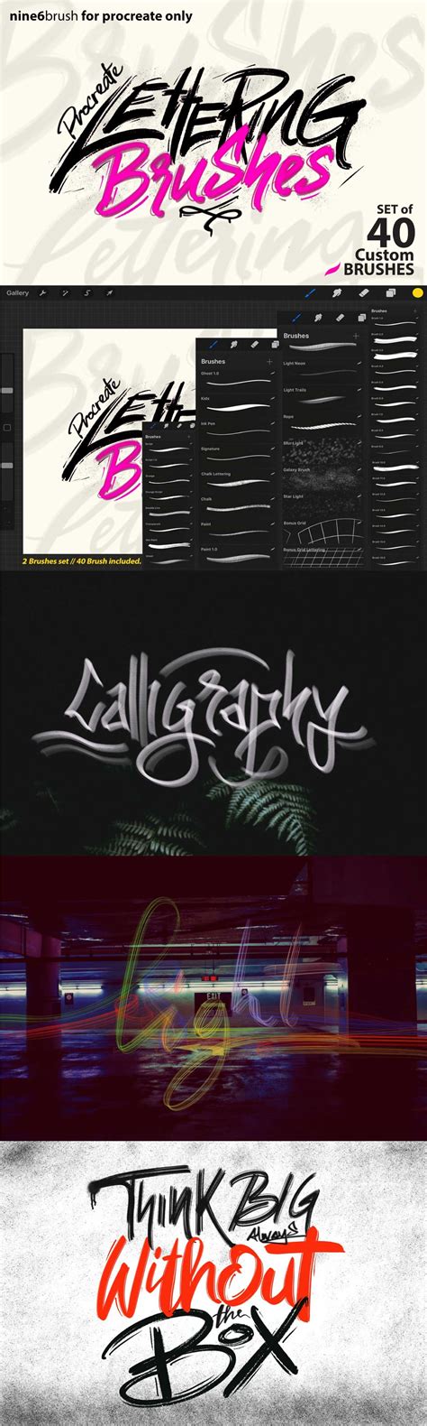 Free Procreate brushes - Ready to download and use now! in 2020 | Procreate lettering, Procreate ...